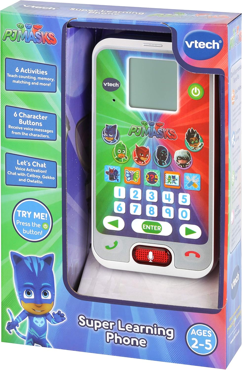 VTECH LICENSE PJ MASKS LEARNING PHONE - Marah Kids
