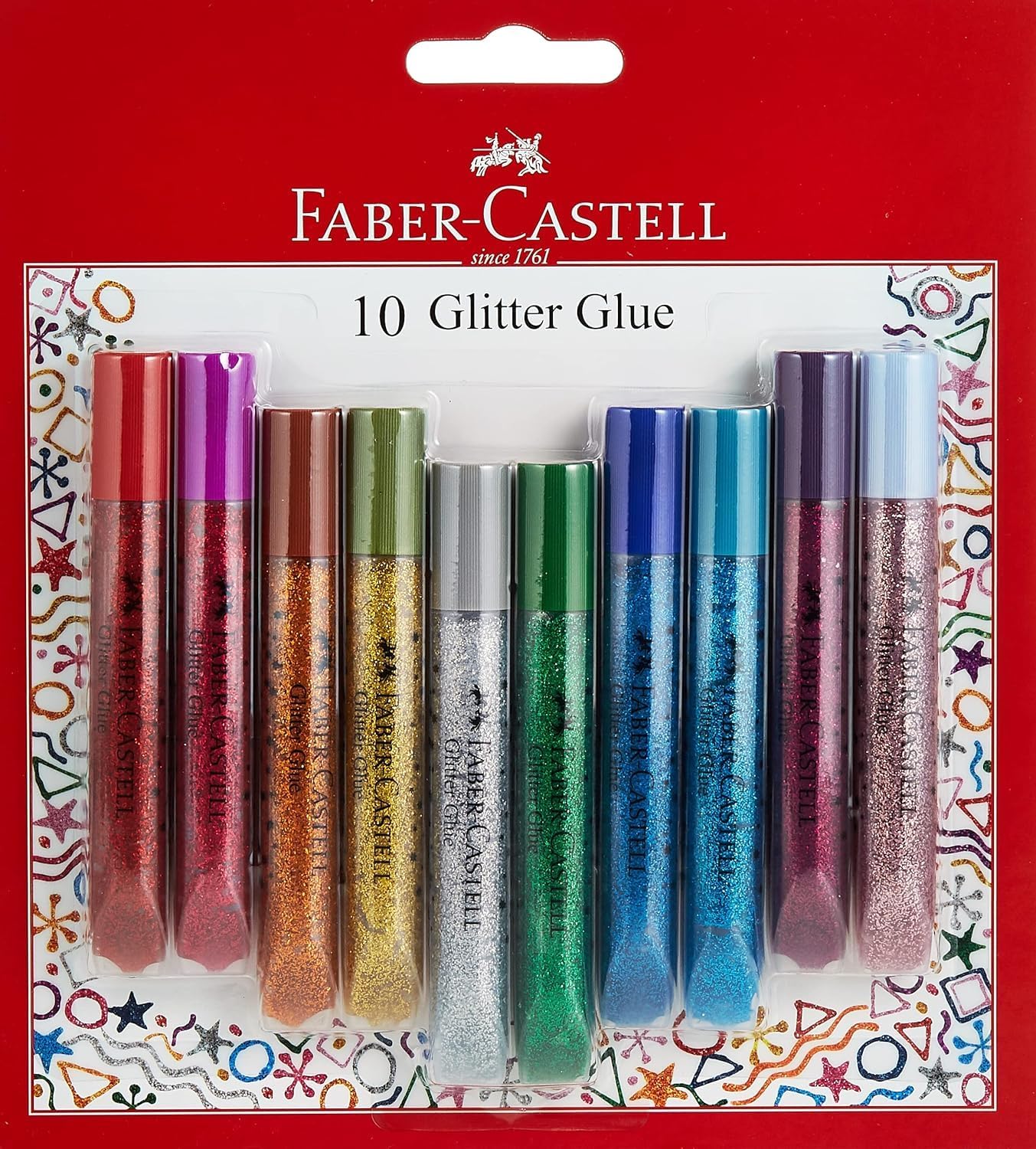 FABER - CASTELL GLITTER GLUE 10X12.5GM - Marah Kids