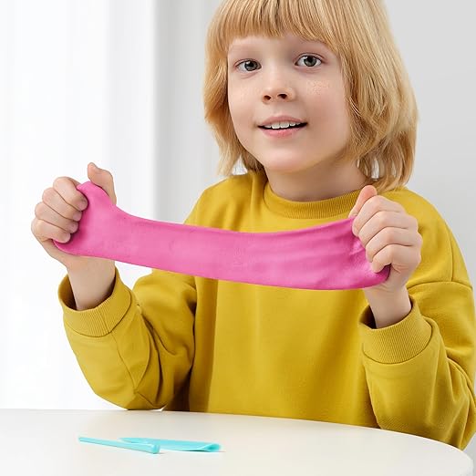 HEY CLAY - DIY Beasts: Worm, Ginger, Drop Plastic Creative Modelling Air - Dry Clay For Kids 6 Cans - Marah Kids