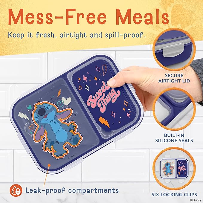 Disney Stitch Cutie Pie Bento Box - Marah Kids