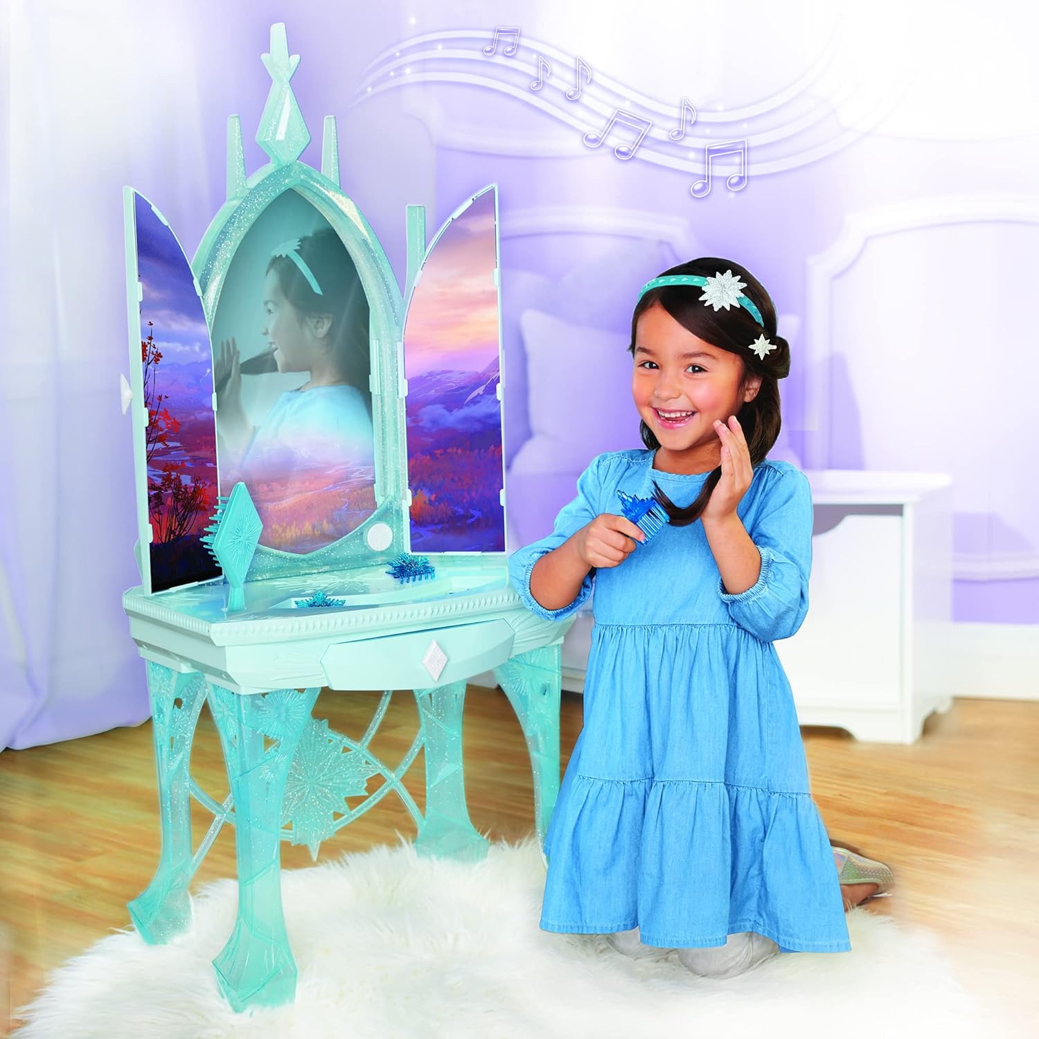 Frozen 2 Elsa Enchanted Ice Vanity - Marah Kids