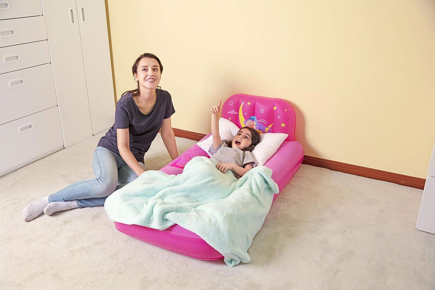 BESTWAY Airbed Fprice Dream Pink 132X76X46 - Marah Kids