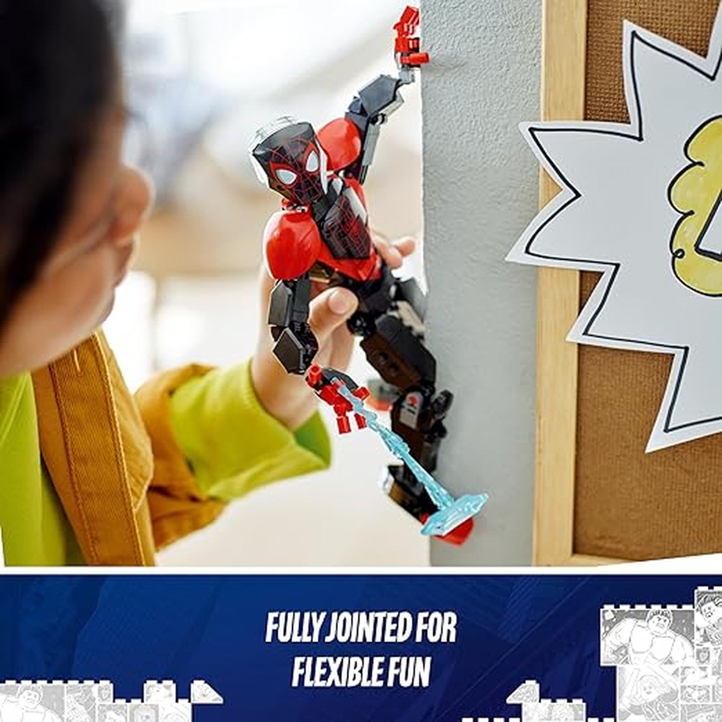 Lego Marvel Miles Morales Figure Building Kit - Marah Kids
