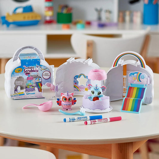 Crayola Scribble Scrubbie Pets Cloud Clubhouse Playset - Marah Kids