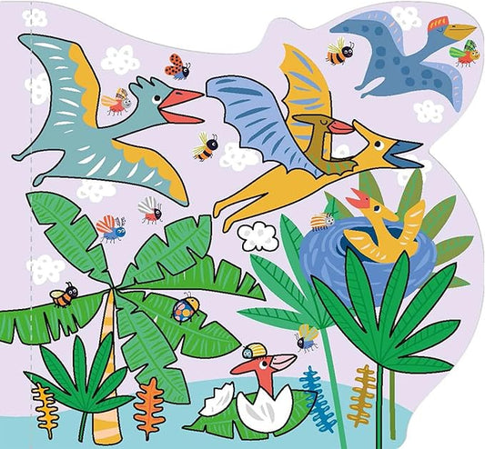 Avenir Magic Water Painting – Dinosaur | 6 Reusable Coloring Surfaces, 2 Sheets of Repositionable Stickers, and Refillable Water Pen, Easy to Carry | Kids 3+ - Marah Kids