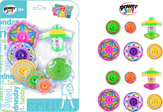 Power Joy Everyday Toy Flashing Top Battery Operated - Marah Kids