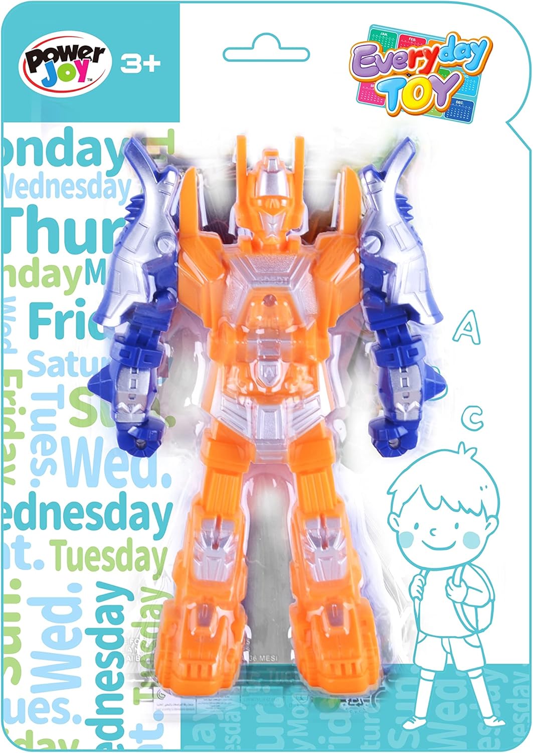 Power Joy Everyday Toy Robot With Light - Marah Kids