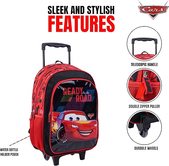 DISNEY CARS LMQ 95 3in1 TROLLEY BOX SET 18" - Marah Kids