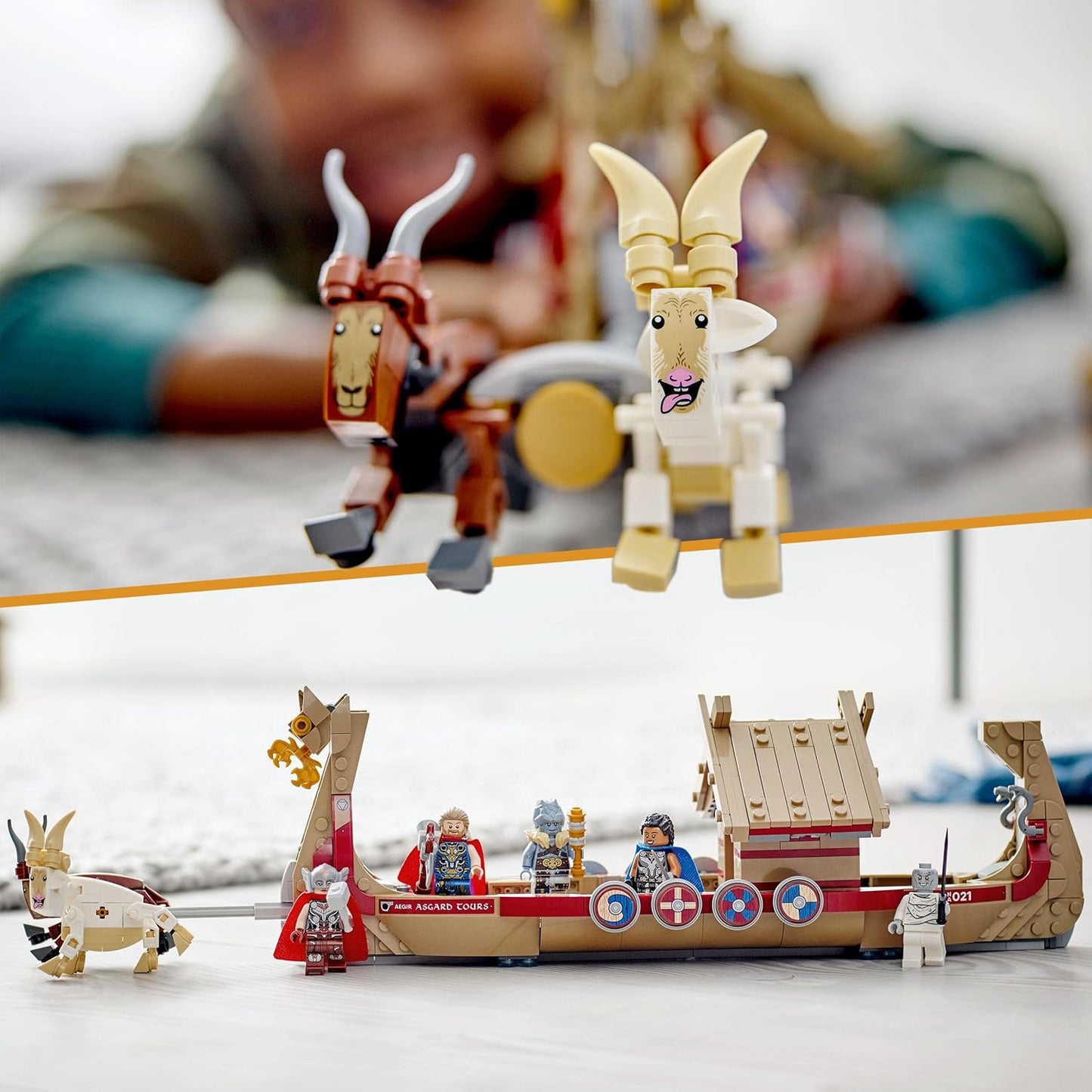 Lego 76208 Marvel The Goat Boat Buildable Thor