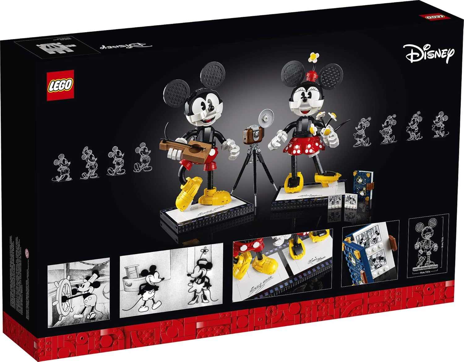 Lego Disney Mickey Mouse & Minnie Mouse Buildable Characters (43179) - Marah Kids