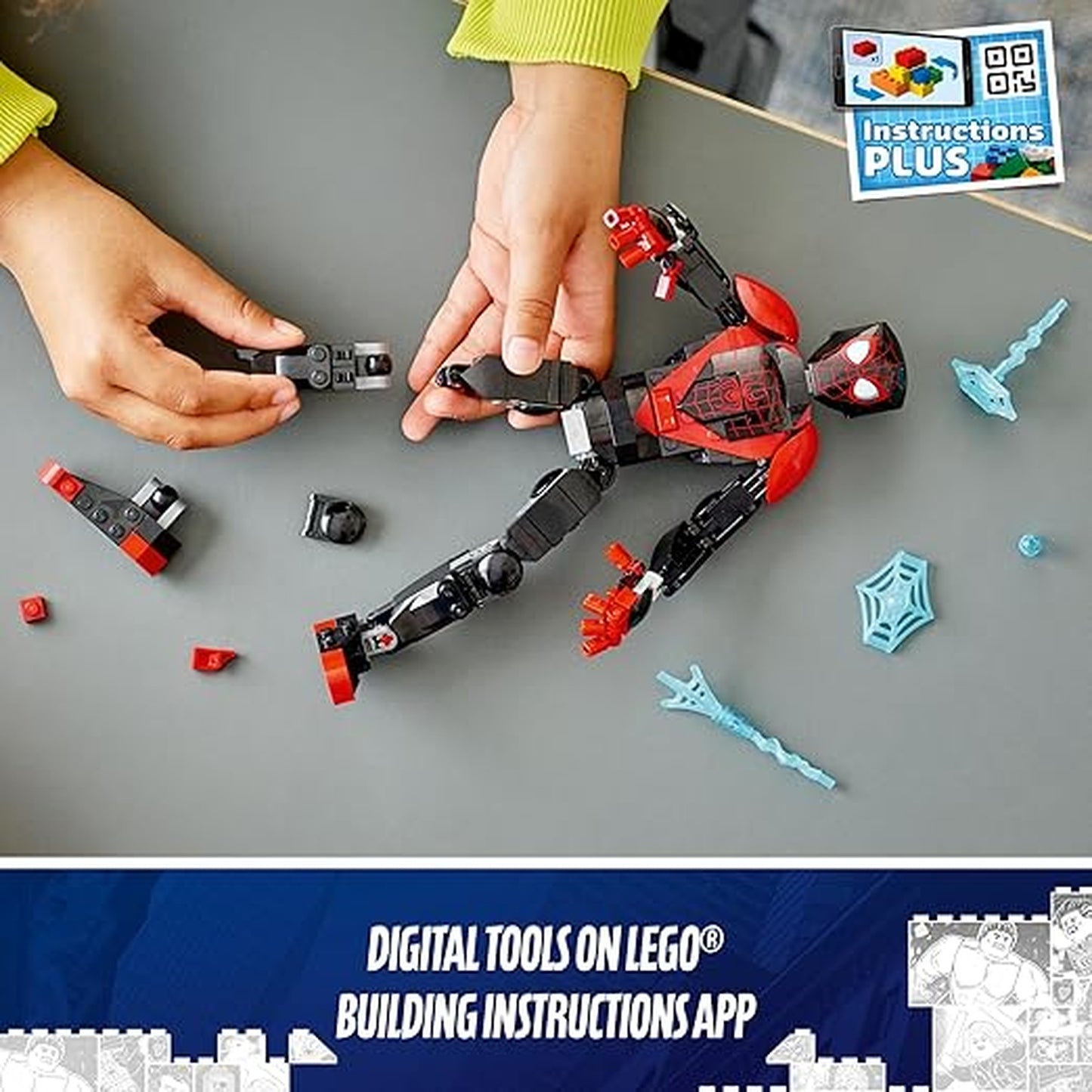 Lego Marvel Miles Morales Figure Building Kit - Marah Kids