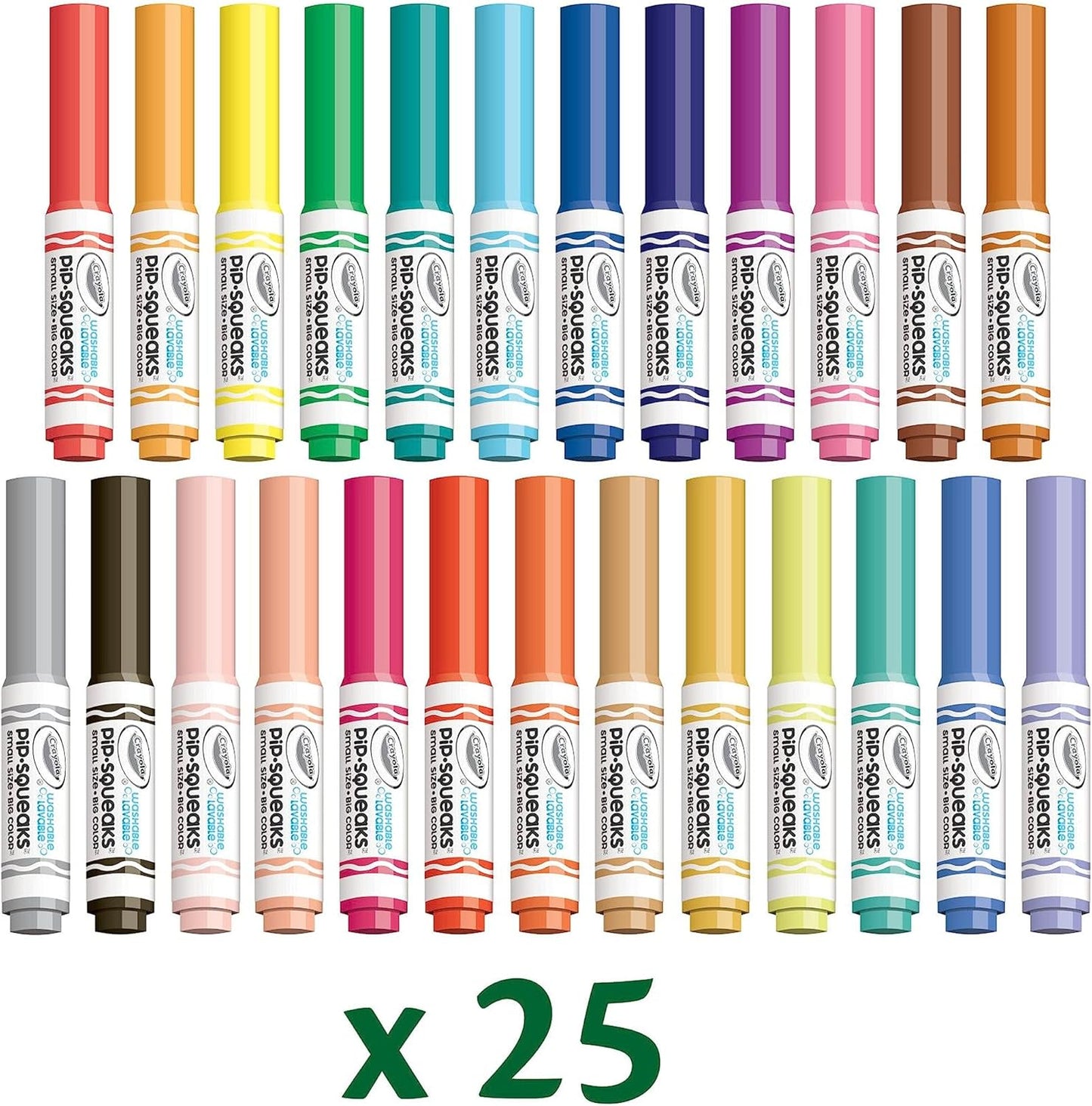 Crayola Washable Pip - Squeaks® & Paper, 65 Piece Set - Marah Kids