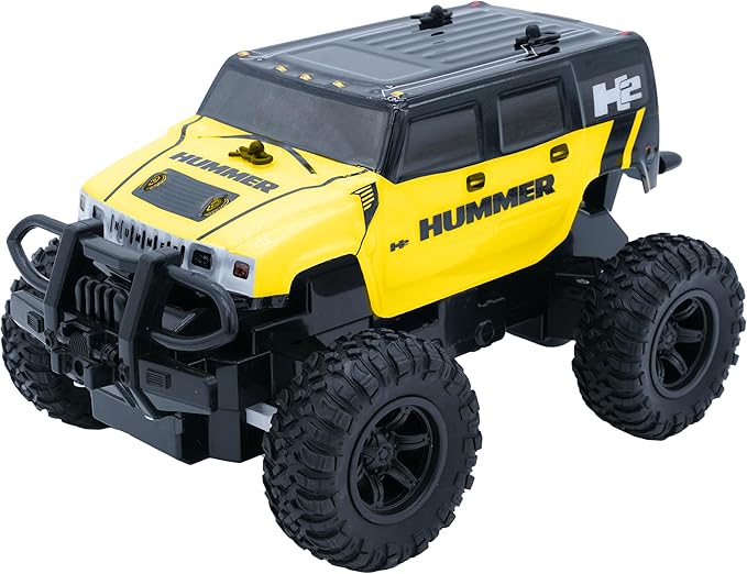 D - power - 1:24 Scale Twin RC Car Set – JEEP Gladiator & HUMMER H2 | 2.4GHz Remote Control Off - Road Truck Toys with Batteries Included | For Kids Ages 6+ - Marah Kids