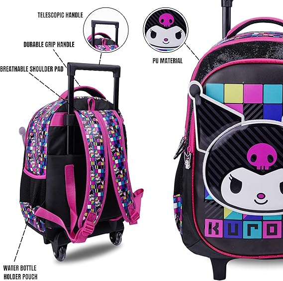 SANRIO KUROMI AMBITION 16" TROLLEY - Marah Kids