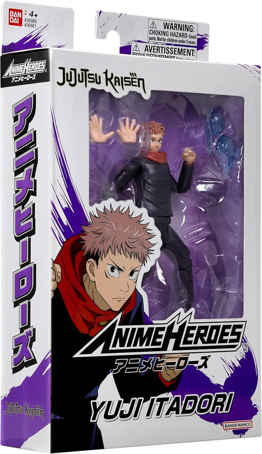 Bandai Anime Heroes Jujutsu Kaisen Yuji 6.5" - Marah Kids