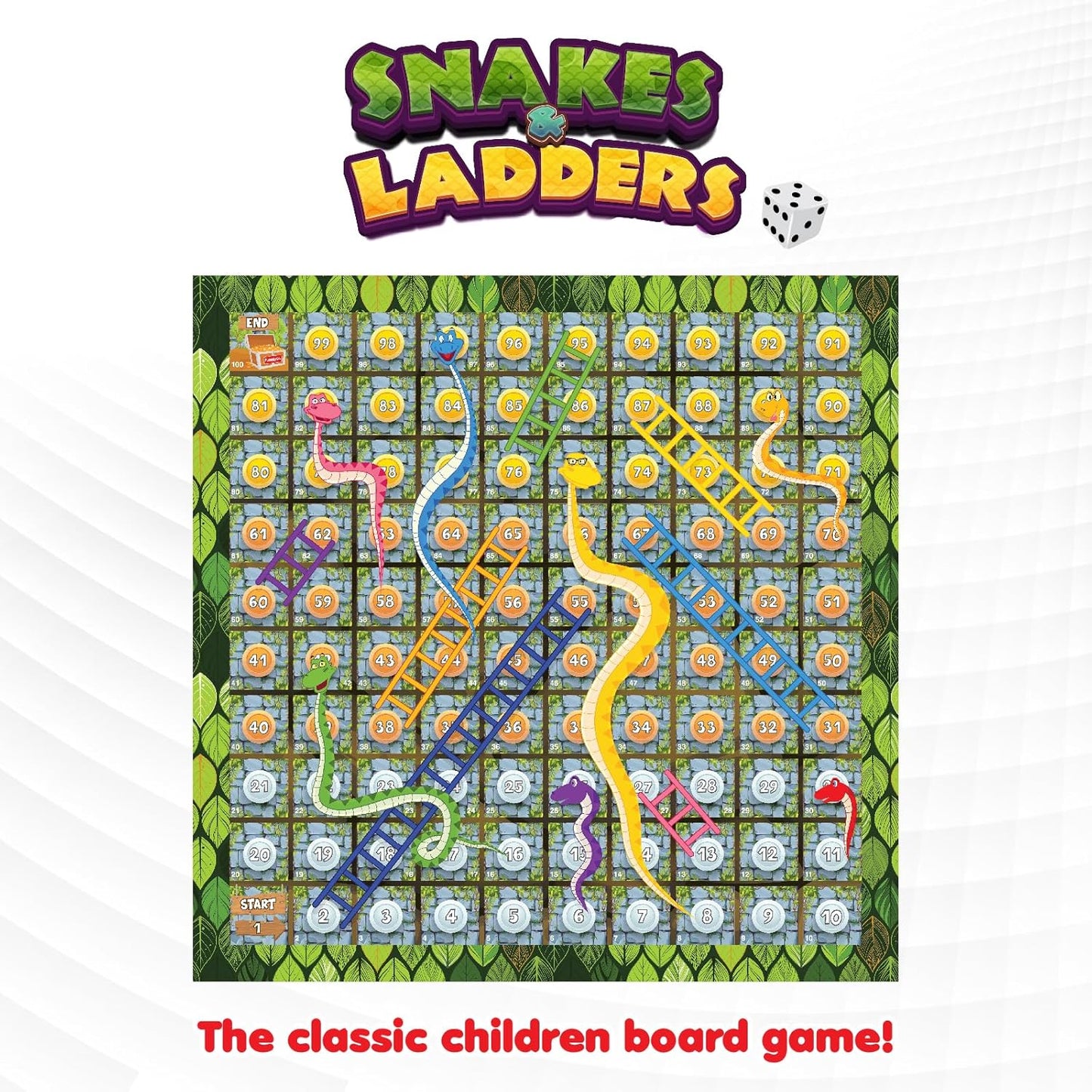 Funskool - SNAKES & LADDERS - Marah Kids