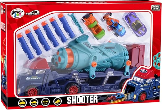 Power Joy V.Vroom Diecast Shooter 3pieces - Marah Kids