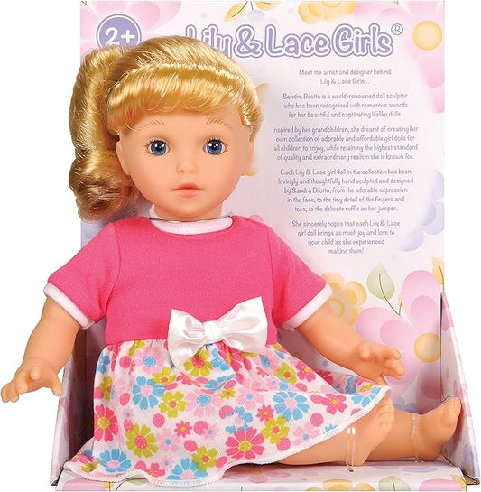 Lotus - 11.5" Inch, Soft - Bodied Baby Doll – Caucasian 1 - Marah Kids