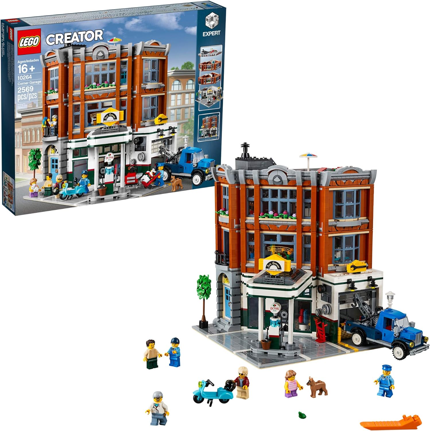 Lego Creator Expert Corner Garage 10264 Building Kit (2569 Piece) - Marah Kids