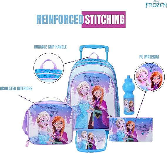 DISNEY FROZEN CELEBRATE SEASON 5IN1 TROLLEY BOX SET 16" - Marah Kids