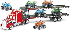 Power Joy Vroom Vroom Trailer 6pieces - Marah Kids