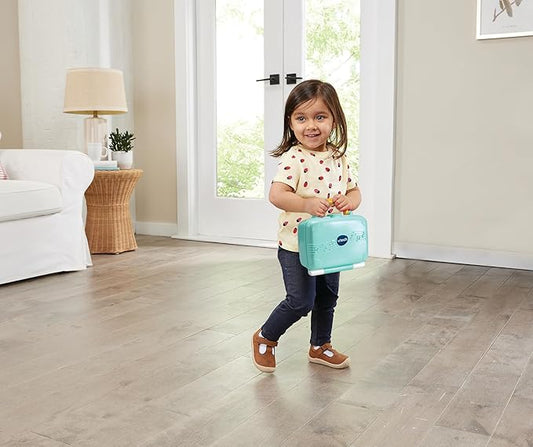 Vtech - My 1st Record Player - Multicolour | Double - sided records feature 5 different music styles with animal friends singing cool songs | Suitable ages 12+ up - Marah Kids