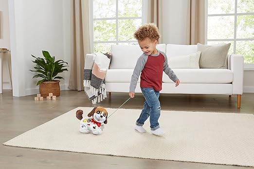 VTech Walk & Wiggle Pup, Interactive Baby Toy with Lights & Music, Gift for Infants 6, 9, 12 months +, English version - Marah Kids