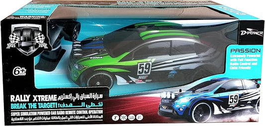 D Power – Rally Xtreme | RTR, Radio Remote Control SUV for Kids | 1:16 Scale, 27MHz, All Way Movement RC SUv | Blue Asst. - Marah Kids