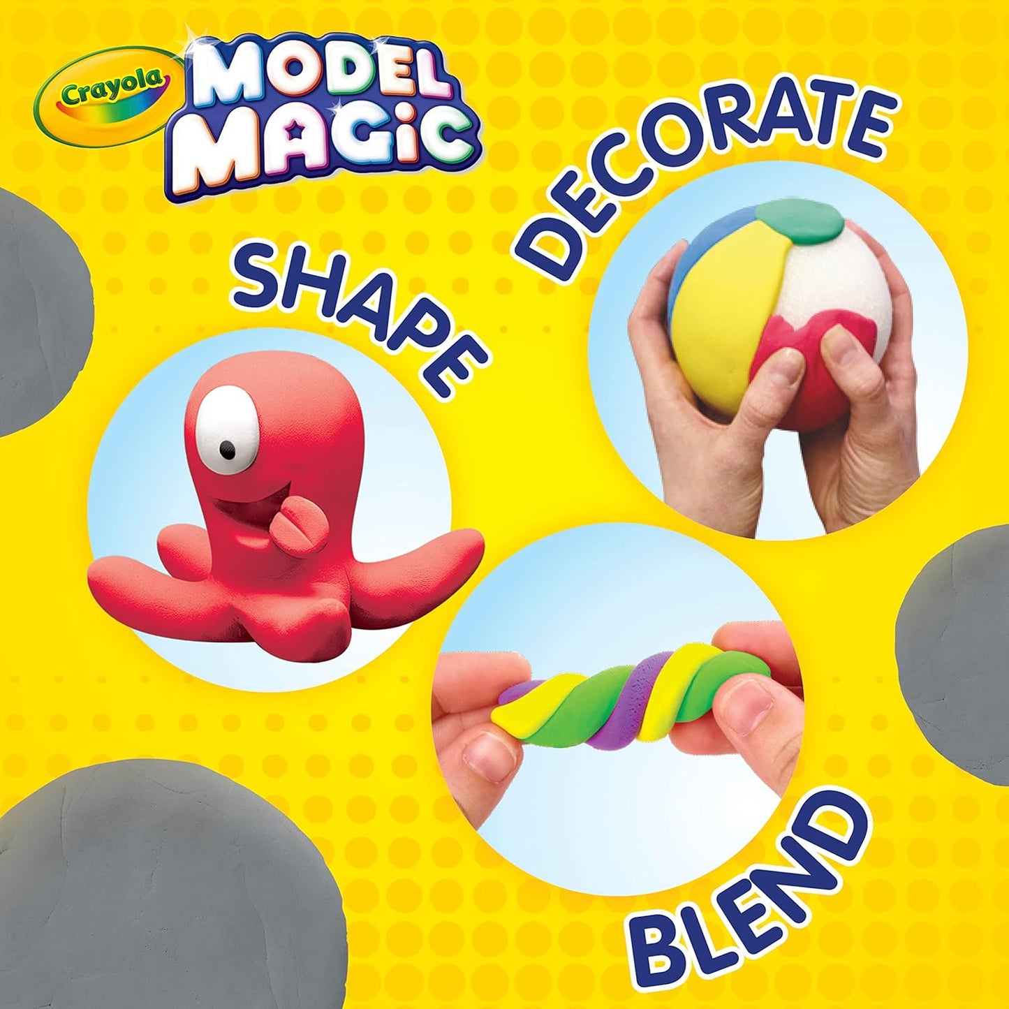 Crayola Model Magic, 4 - oz. Pouch - Gray - Marah Kids
