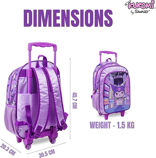 SANRIO KUROMI AMBITION 5IN1 TROLLEY BOX SET 16" - Marah Kids
