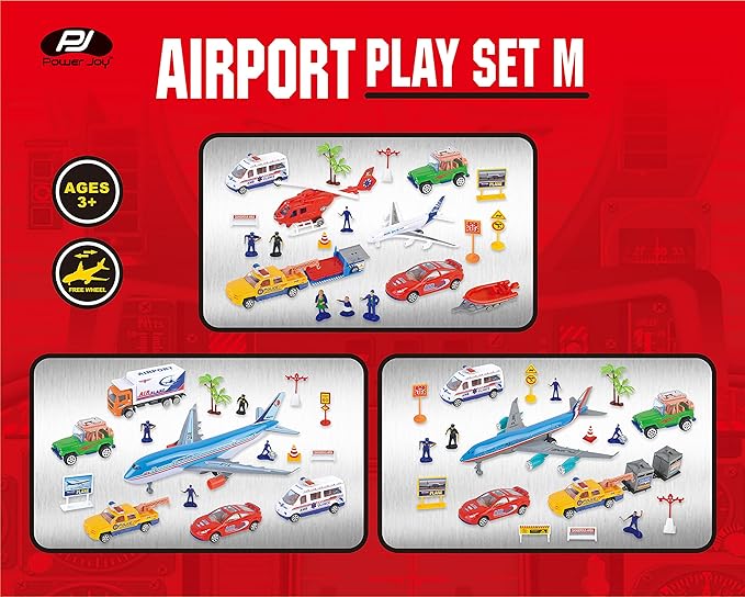 Power Joy Vroom Vroom Airport Playset - Marah Kids