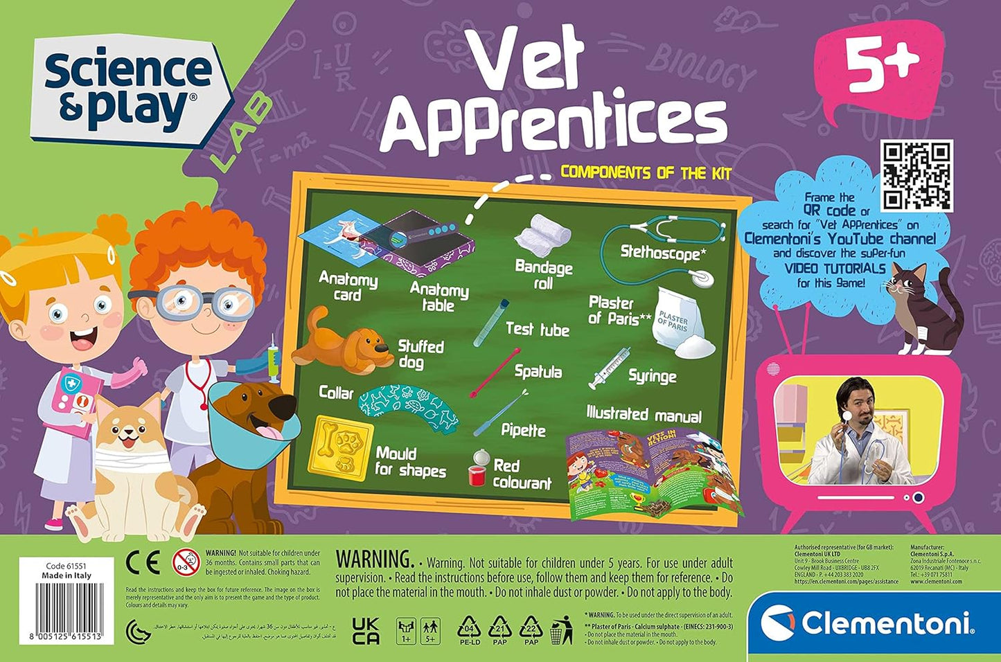 CLEMENTONI Science and Play Vet Apprentices - Marah Kids