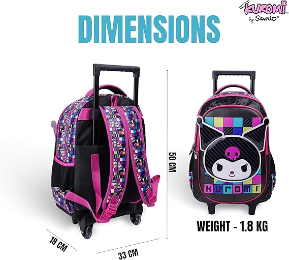 SANRIO KUROMI AMBITION 16" TROLLEY - Marah Kids