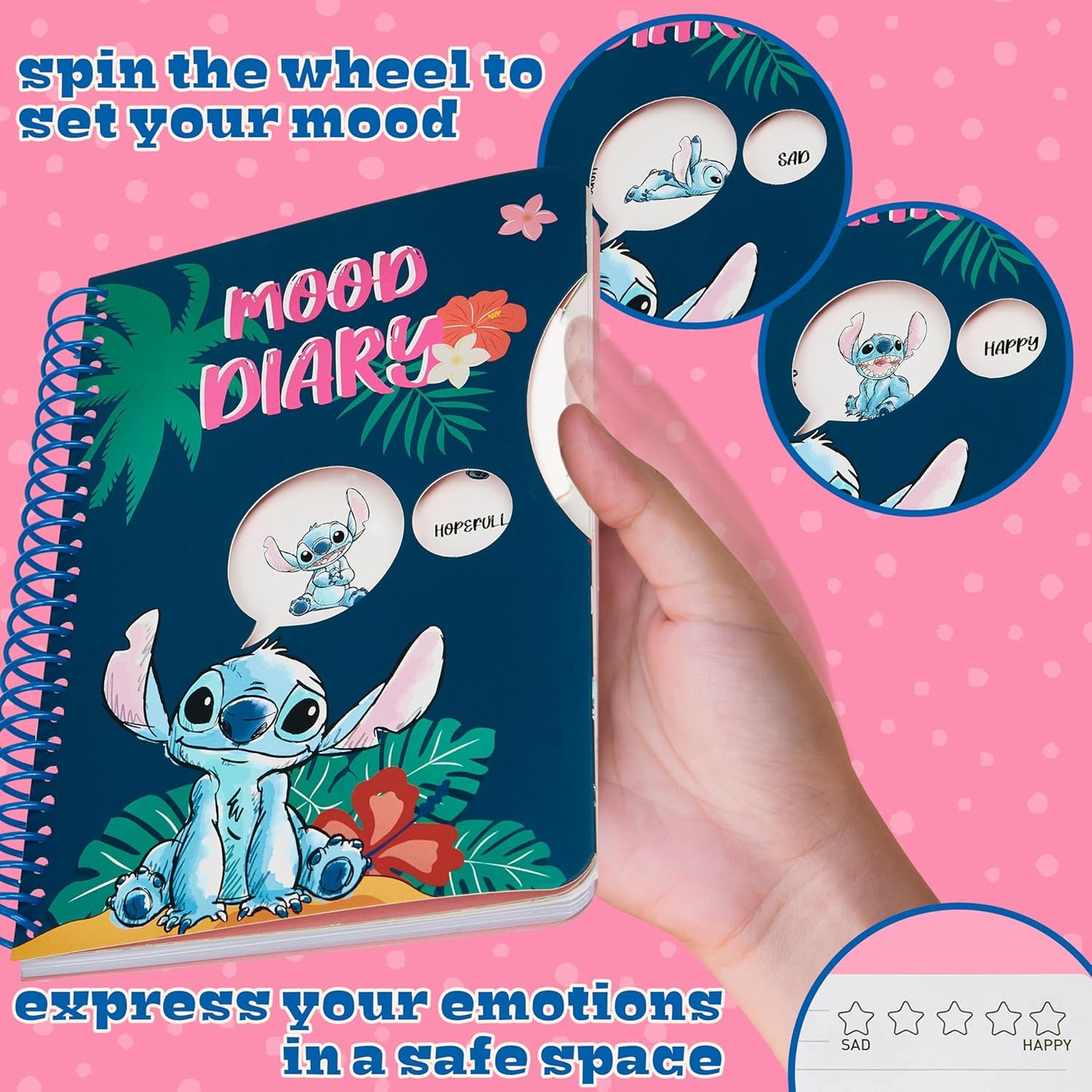 DISNEY STITCH ONE OF A KIND A5 NOTEBOOK - Marah Kids