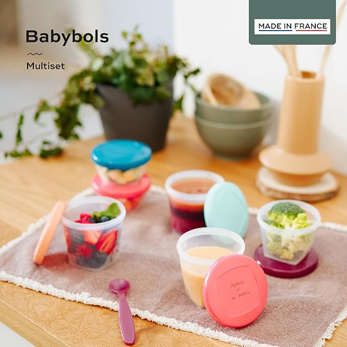 Babymoov Babybols Multi Set | Airtight Food Storage Containers, BPA - Free - Marah Kids