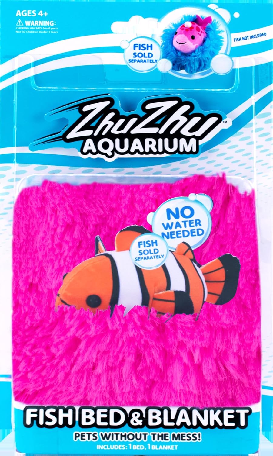 Zhu Zhu Aquarium Fish Bed And Blanket Assorted - Marah Kids