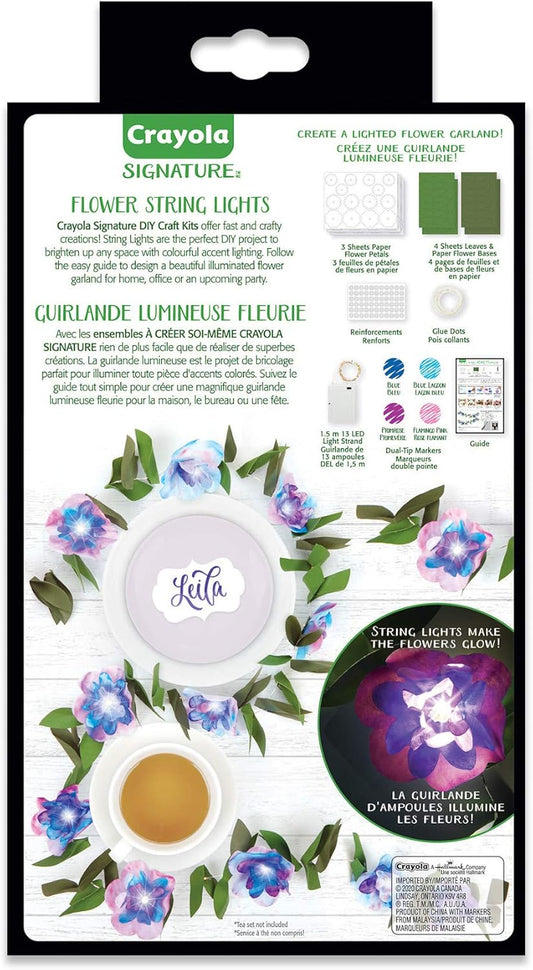 Crayola DIY Series: Flower String Lights - Marah Kids