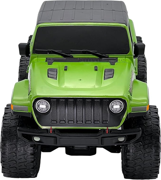 D - power - 1:10 Jeep Gladiator 6 - Wheel RC Truck – 2.4GHz Remote Control, USB Rechargeable Battery, Off - Road Adventure Toy for Kids Ages 6+ - Marah Kids