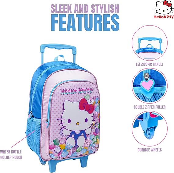 SANRIO HELLO KITTY KITTEN CANDY 5IN1 TROLLEY BOX SET 16" - Marah Kids