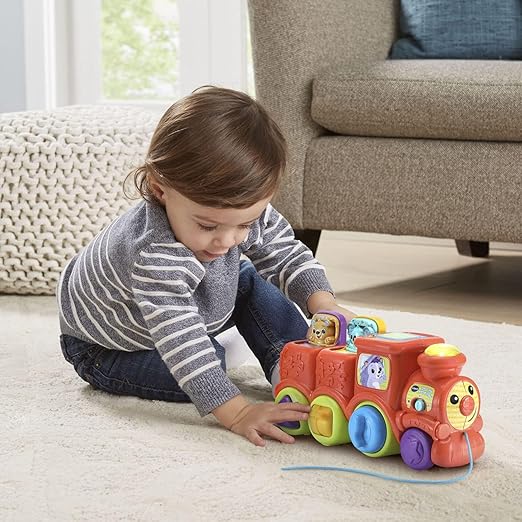 Vtech - Pop and Sing Animal Train | Interactive & Developmental Toy with Sounds and Music | For Boys & Girls, Suitable for Ages 3 Months+ - Marah Kids