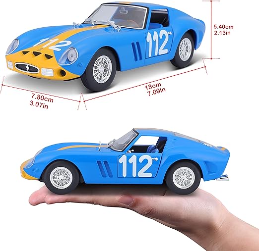 Bburago 1:24 Ferrari Racing Model Kit (Without Plastic Stand) - 250 Gto - Marah Kids