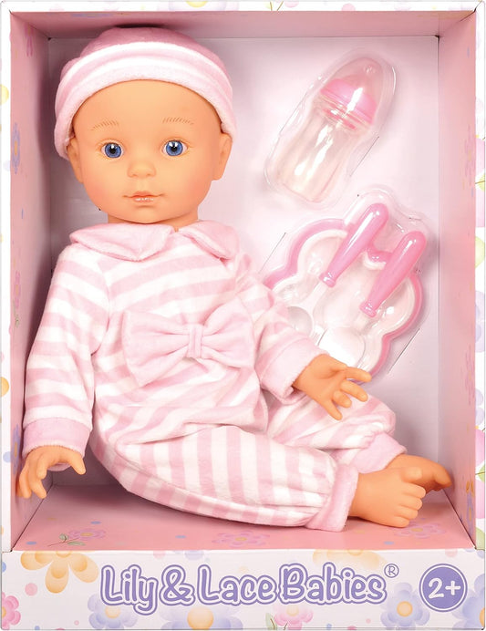 Lotus - 16" inch, Soft - bodied Baby Doll – Caucasian (No Hair) - Marah Kids