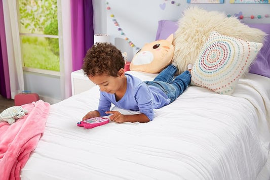 Vtech - Gabby's Dollhouse A - Meow - Zing Phone - Multicolour | Let’s chat with Gabby! Voice activation lets children chat with Gabby and Pandy Paws for interactive pretend play | suitable ages 3 + up - Marah Kids