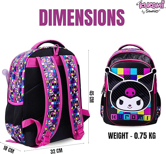 SANRIO KUROMI AMBITION 16" BACKPACK - Marah Kids