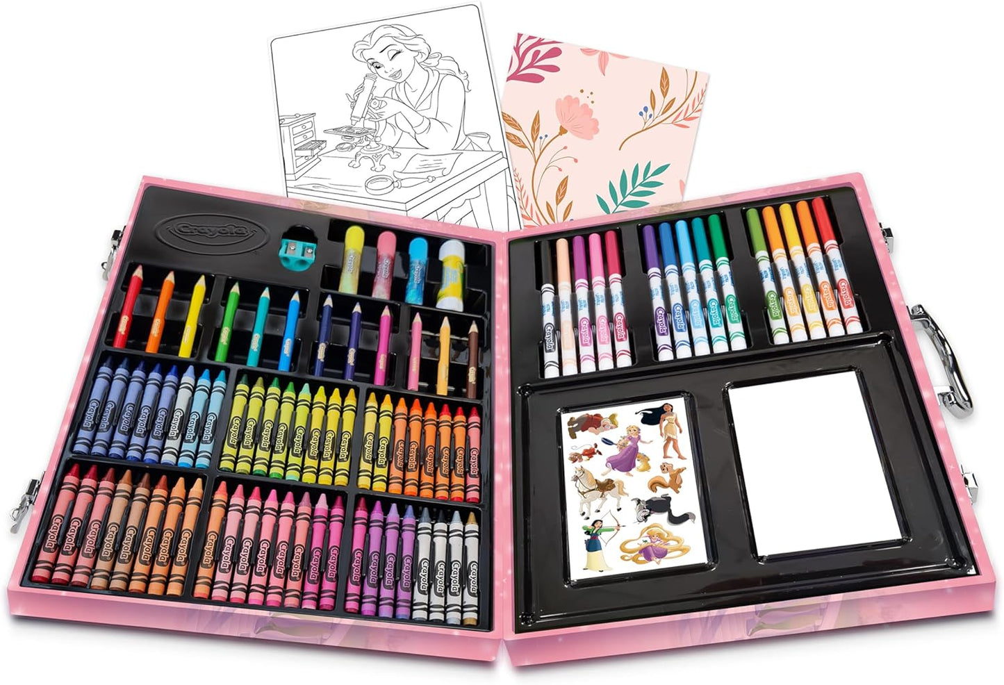 Crayola Inspirational Art Case Disney Princess - 115 Pieces - Marah Kids