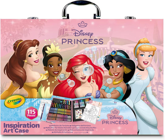 Crayola Inspirational Art Case Disney Princess - 115 Pieces - Marah Kids