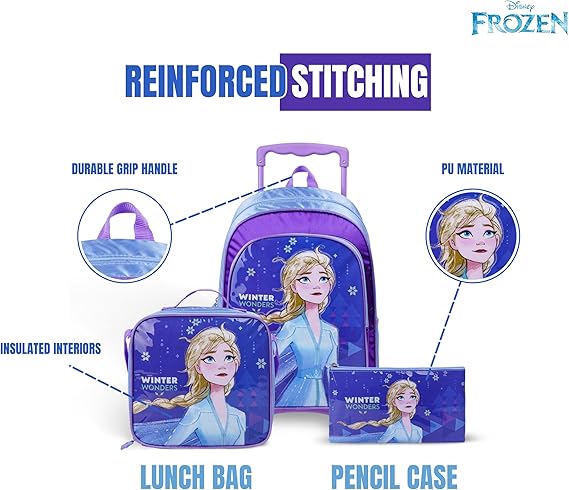 DISNEY FROZEN CELEBRATE SEASON 3IN1 TROLLEY BOX SET 16" - Marah Kids
