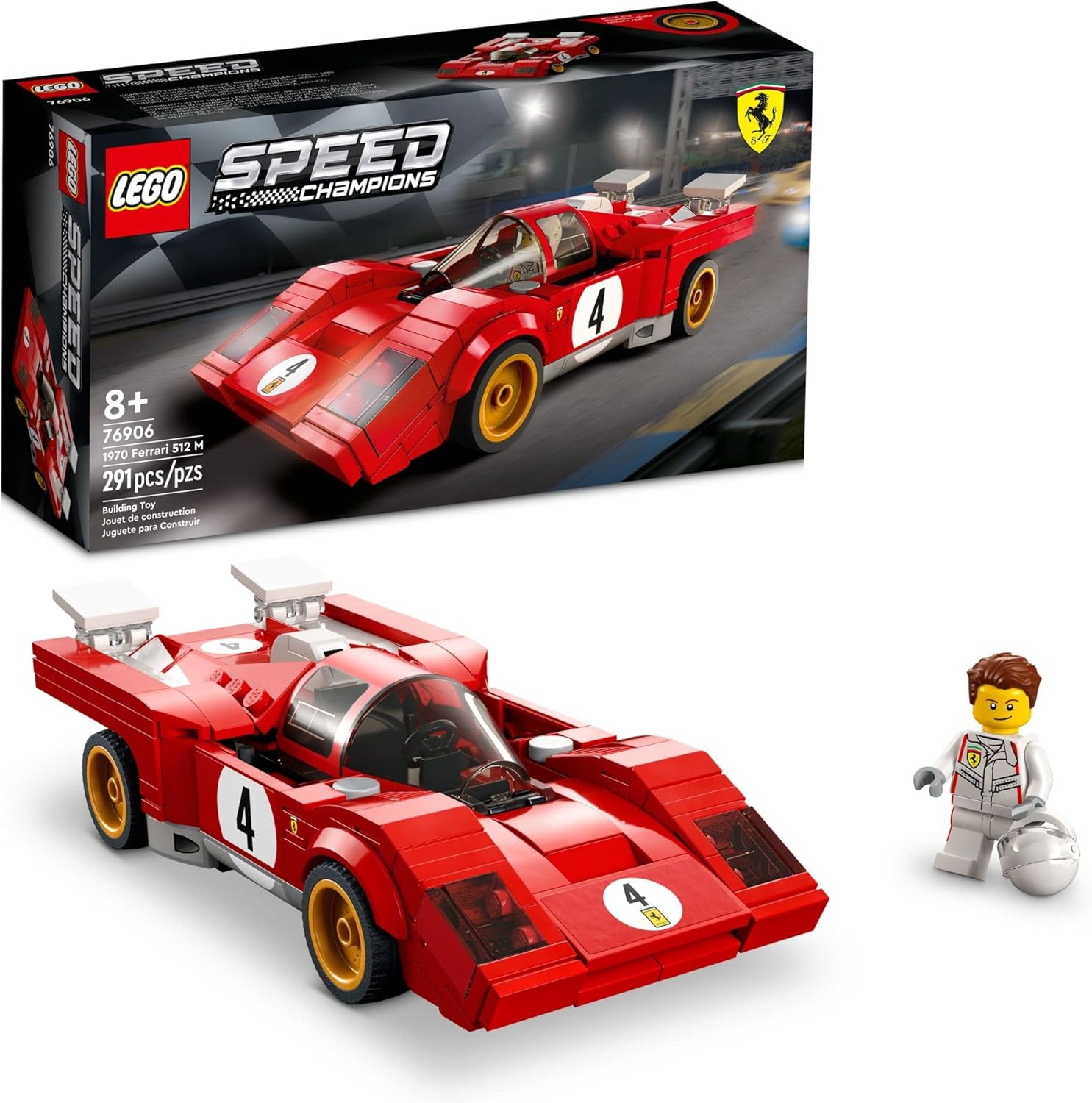 Lego Speed Champions 1970 Ferrari 512 M 76906 - Marah Kids