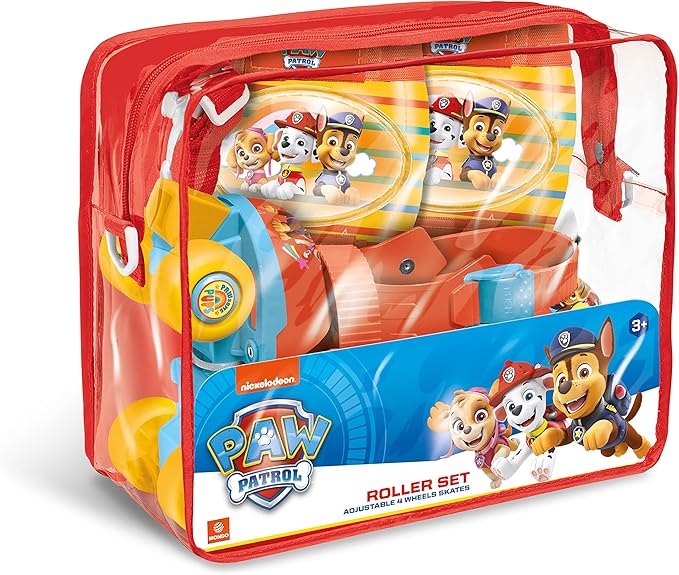 Mondo Roller 4wheels Paw Patrol Skates Set Adjustable 22 - 29 - Marah Kids