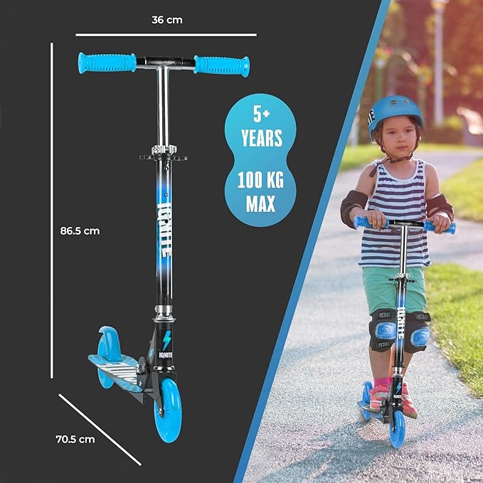 Ignite Flow Scooter 2 Wheels Combo Pack Blue - Marah Kids
